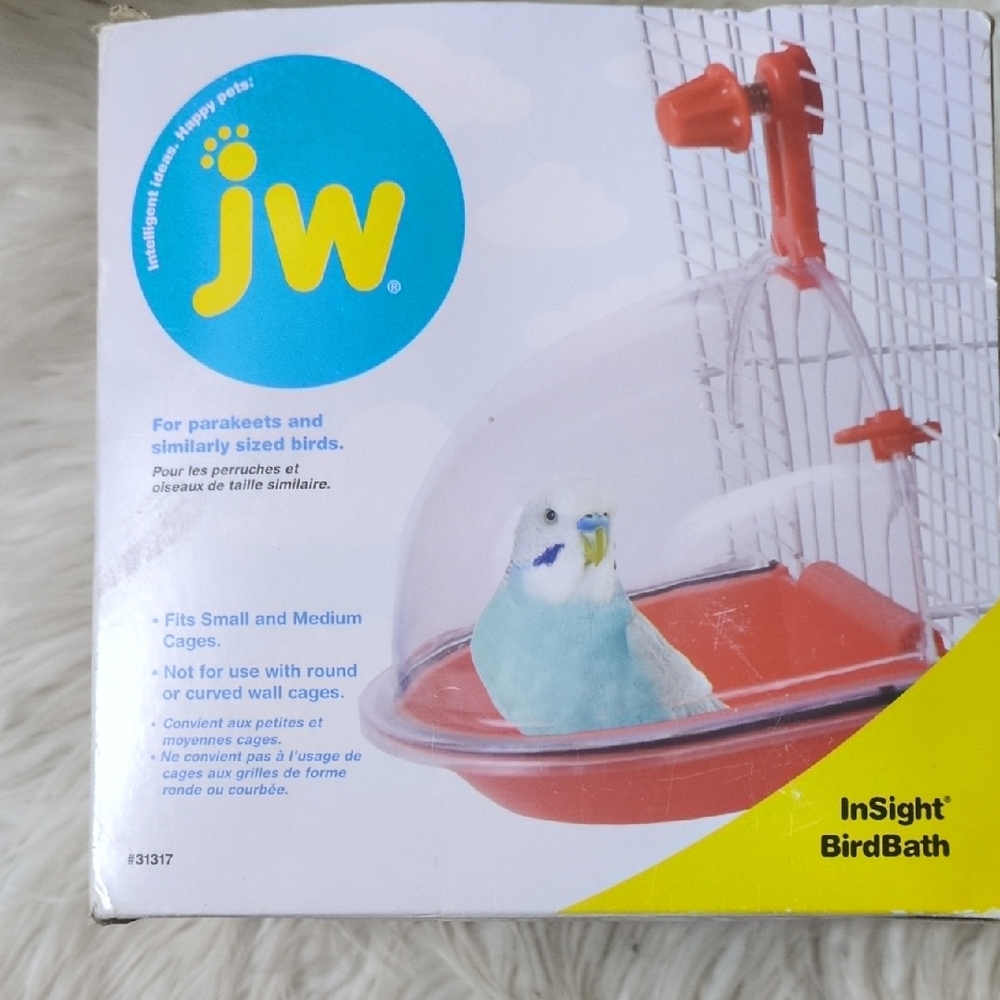 JW InSight Bird Bath for Parakeets
